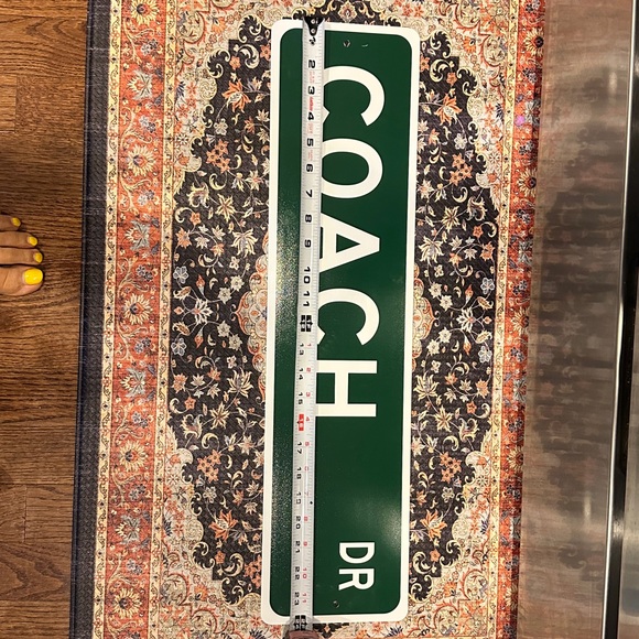 Coach Green Street Sign - Picture 3 of 4